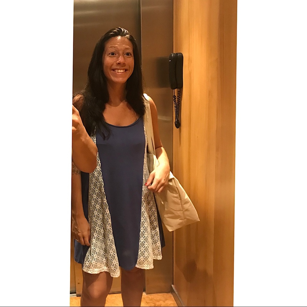 LACE SWING MINI DRESS - Picture 4 of 4